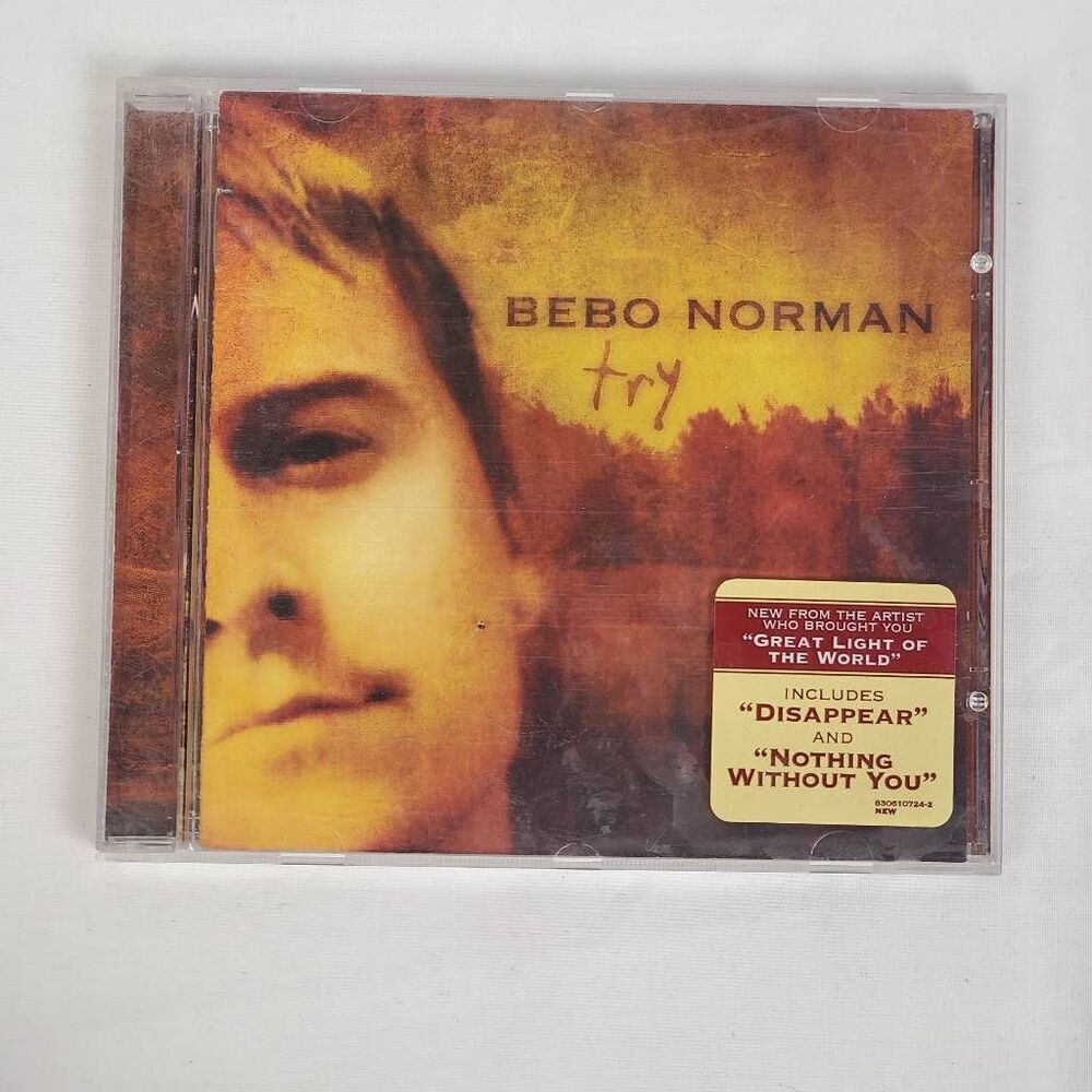 Bebo Norman – Try (CD, 2004) – Includes “Disappear” & “Nothing Without You”